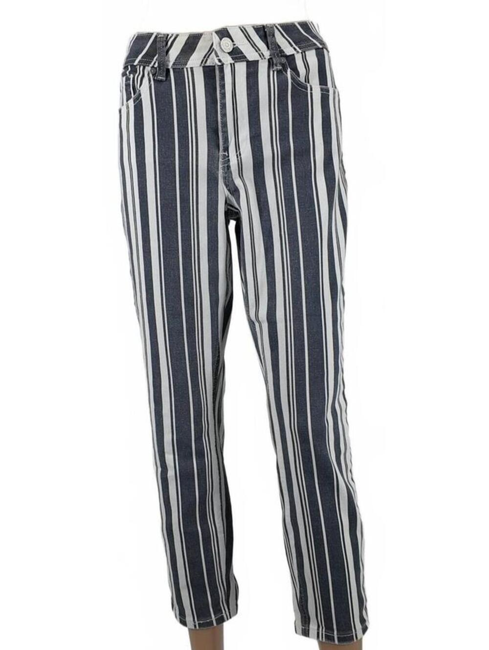 Rocks‎ & Indigo Women's Striped Denim Jeans Size 12/30